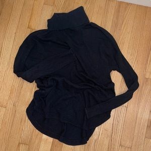 Chelsea 28 oversized black turtle neck sweater